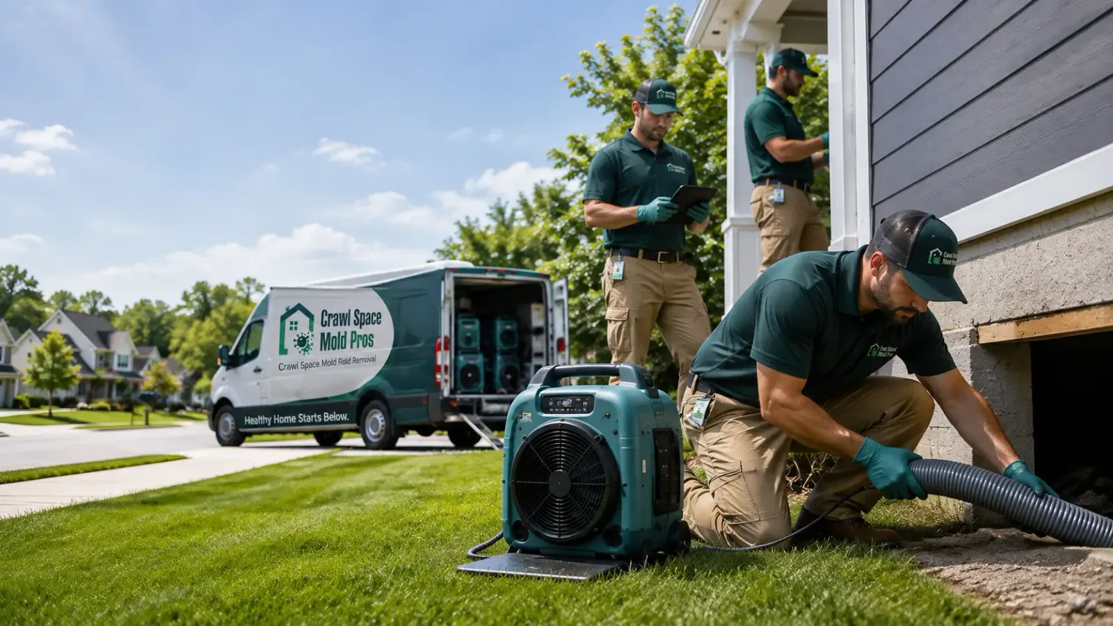 Crawl Space Mold Removal in Goshen, CA